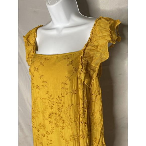 Payal Jain Fallon Eyelet Maxi Dress NWT Anthropologie Sz 12 - Picture 2 of 7